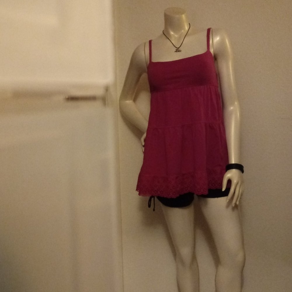 Ruched tank top